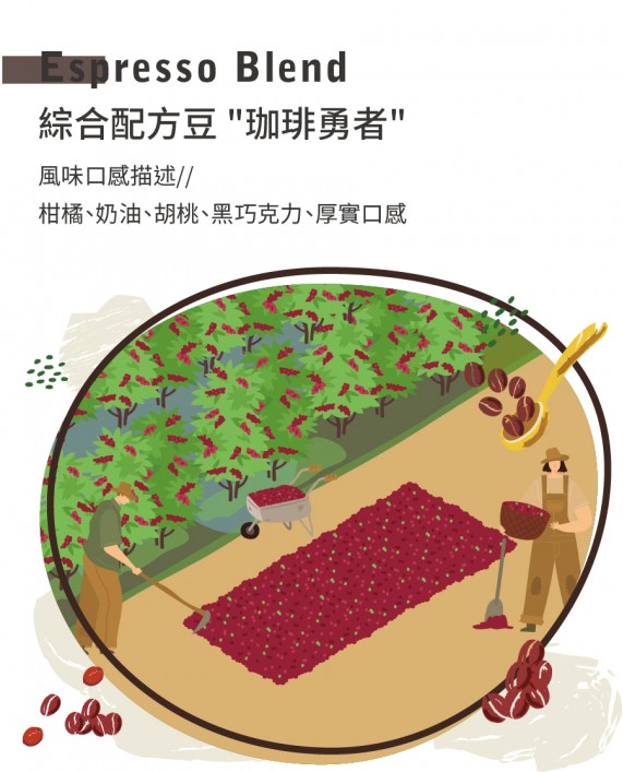 綜合配方豆 「珈琲勇者」
