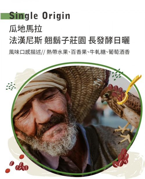 瓜地馬拉 法漢尼斯 翹鬍子莊園 長發酵日曬