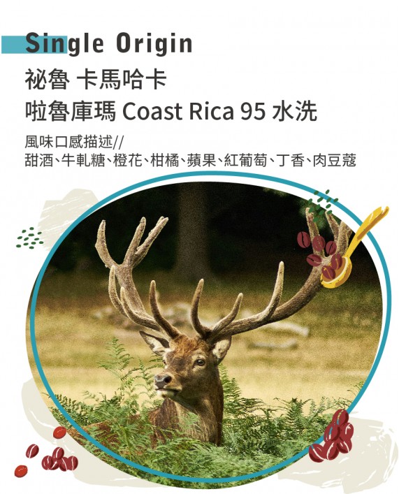 祕魯 卡馬哈卡 啦魯庫瑪 Coast Rica 95 水洗